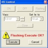 Flashing Execute Icon