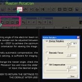 Raster rotation