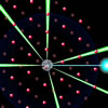 X-ray diffraction showing a lattice and beams