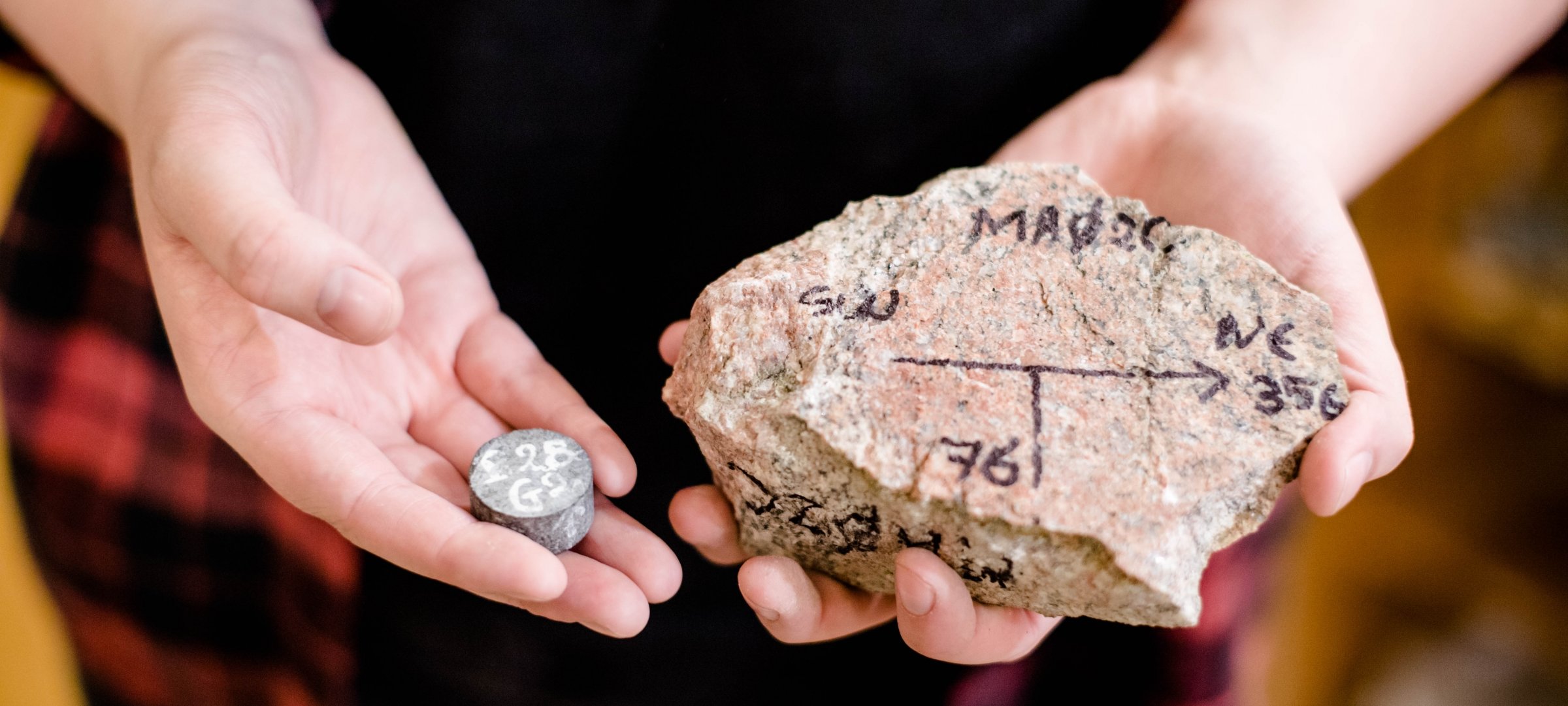 Measurements on minerals.