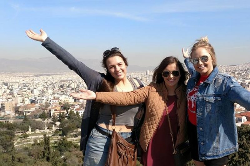 students on a study abroad