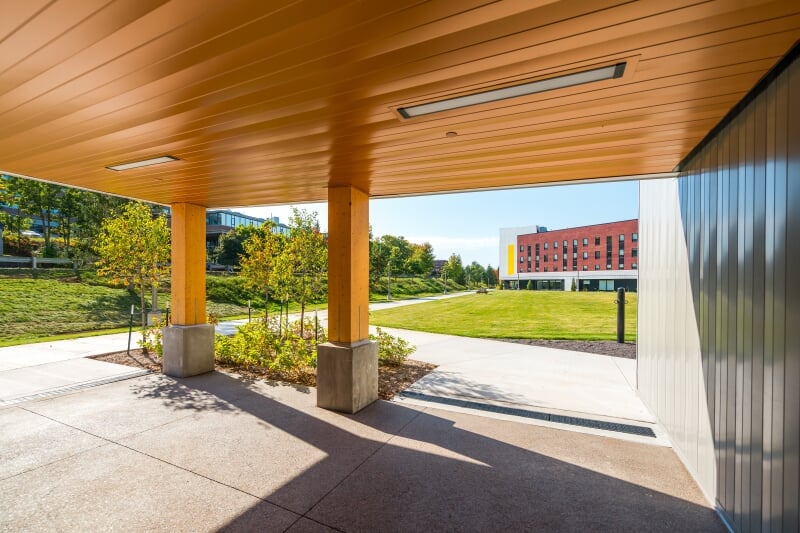 Second view of east patio looking west