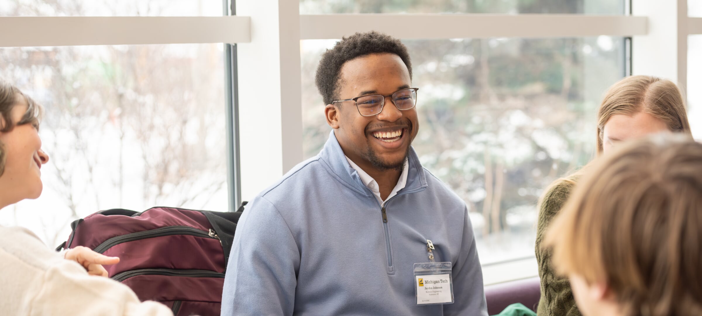 Leading Scholar students smiling and engaging.