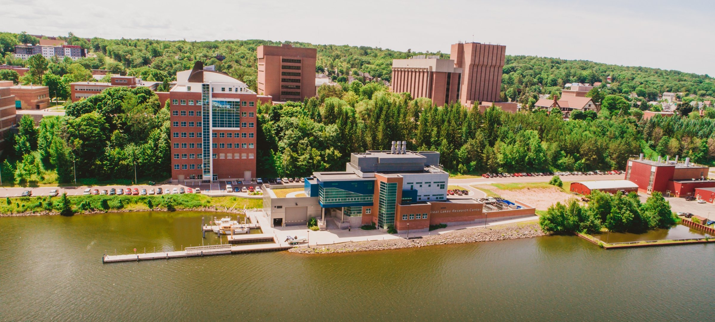 Michigan Tech Campus arial