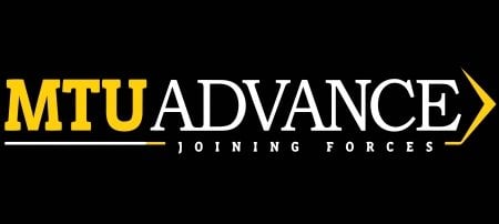MTU ADVANCE Joining Forces logo.