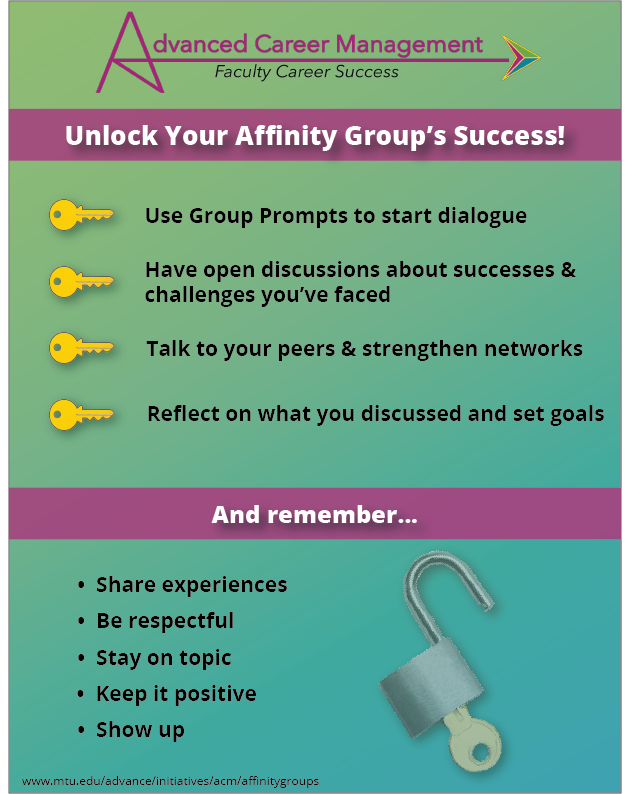An infographic with tips for your group's success