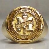 Gold class ring