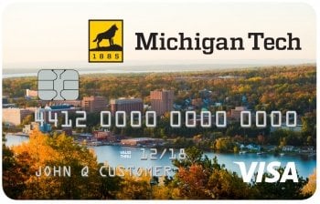 Michigan Tech Alumni VISA Rewards card