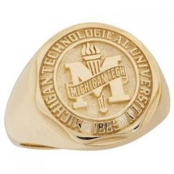 Gold College Ring