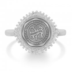 Silver class ring