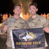 Isaac Hein (left) and Christian Moutsatson (right)