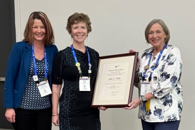 Amiee Modic presented the 2025 James Bryant Conant Award in High School Chemistry Teaching
