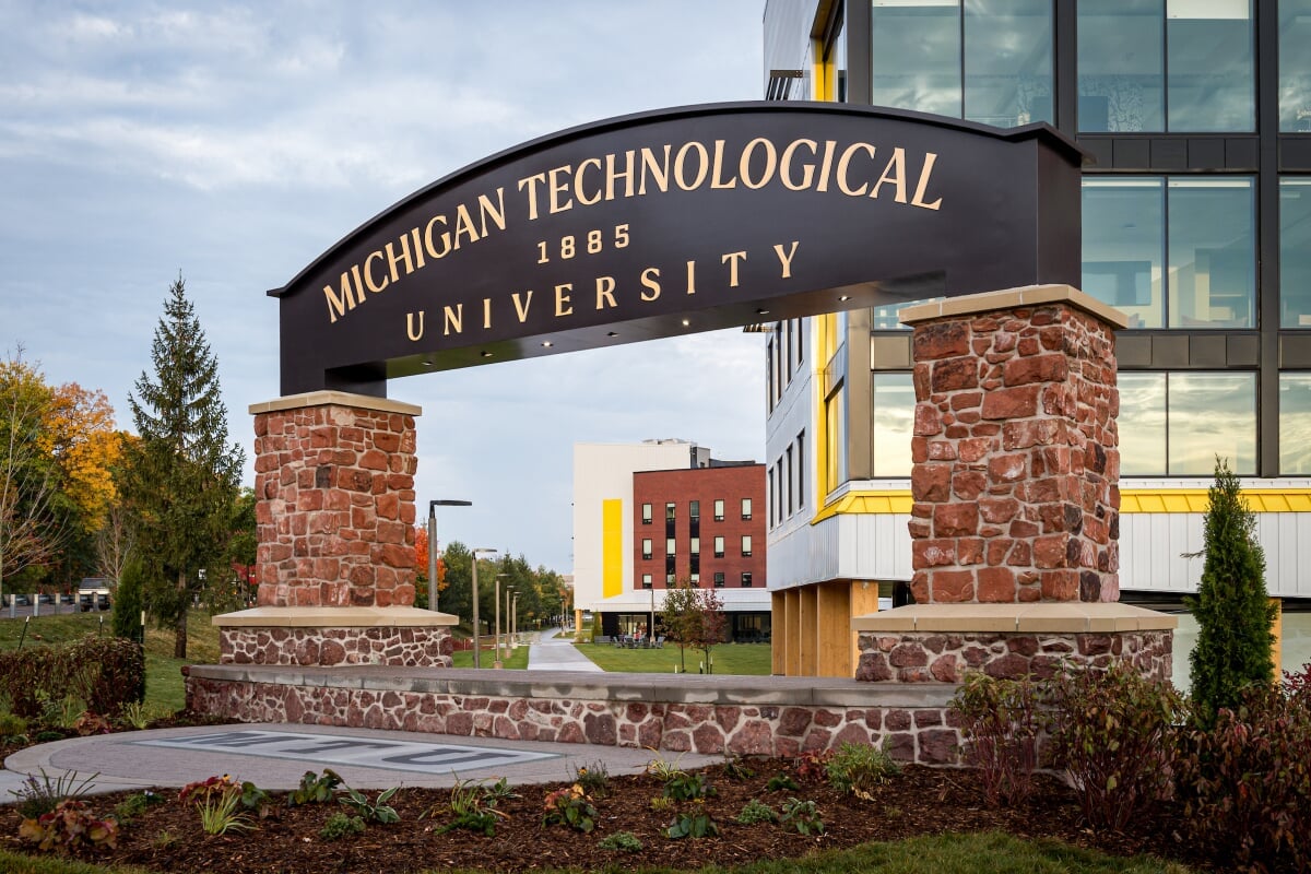 East Hall Entrance Sign