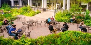 Rovano Library Plaza