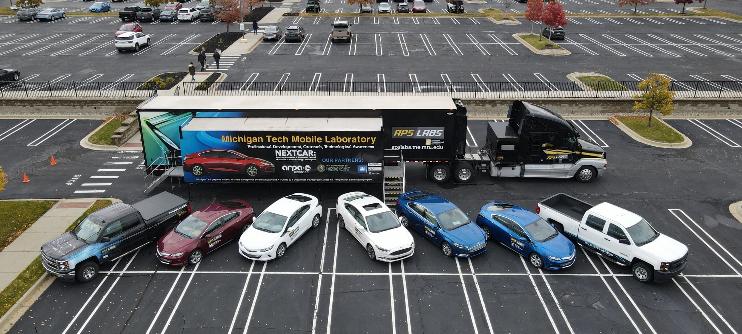 mobile lab and vehicles