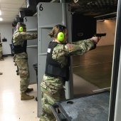 Cadets at firing range