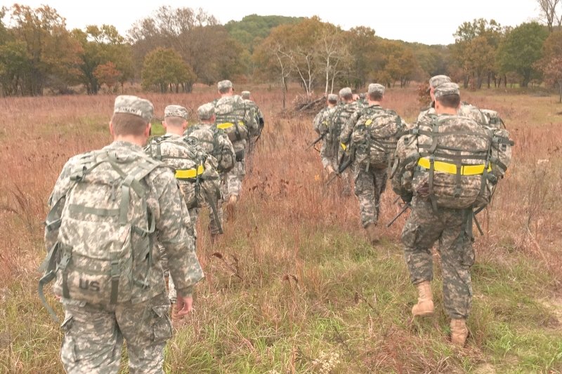 Army Walking Pt Test Chart