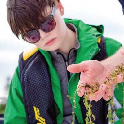 kelly doing experiments with weeds