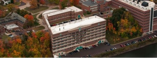 Overhead view of campus.