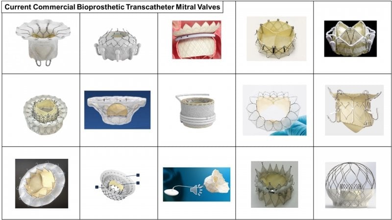 Array of various valves.