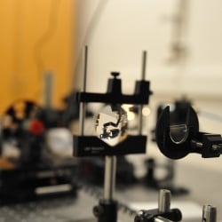 Equipment in the Biomedical Optics Laboratory.