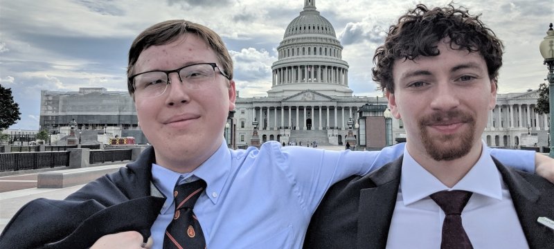 Students meet policymakers in Washington, DC