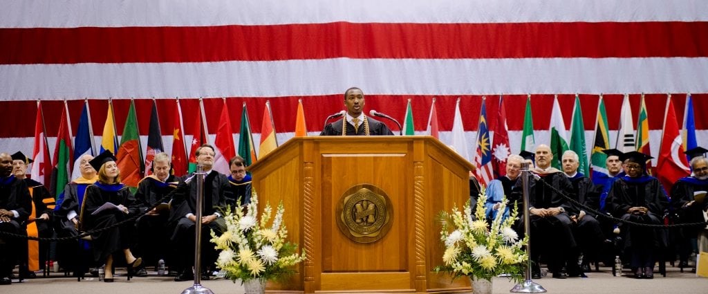 Jaylyn Willams-Boone as student commencement speaker