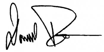 Dean's Signature