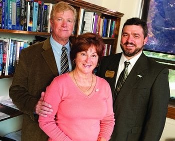 James and Dolores Trethewey with Dean Johnson