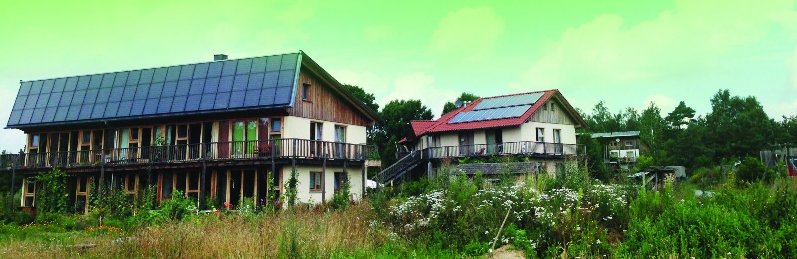 Houses in the Eco Village