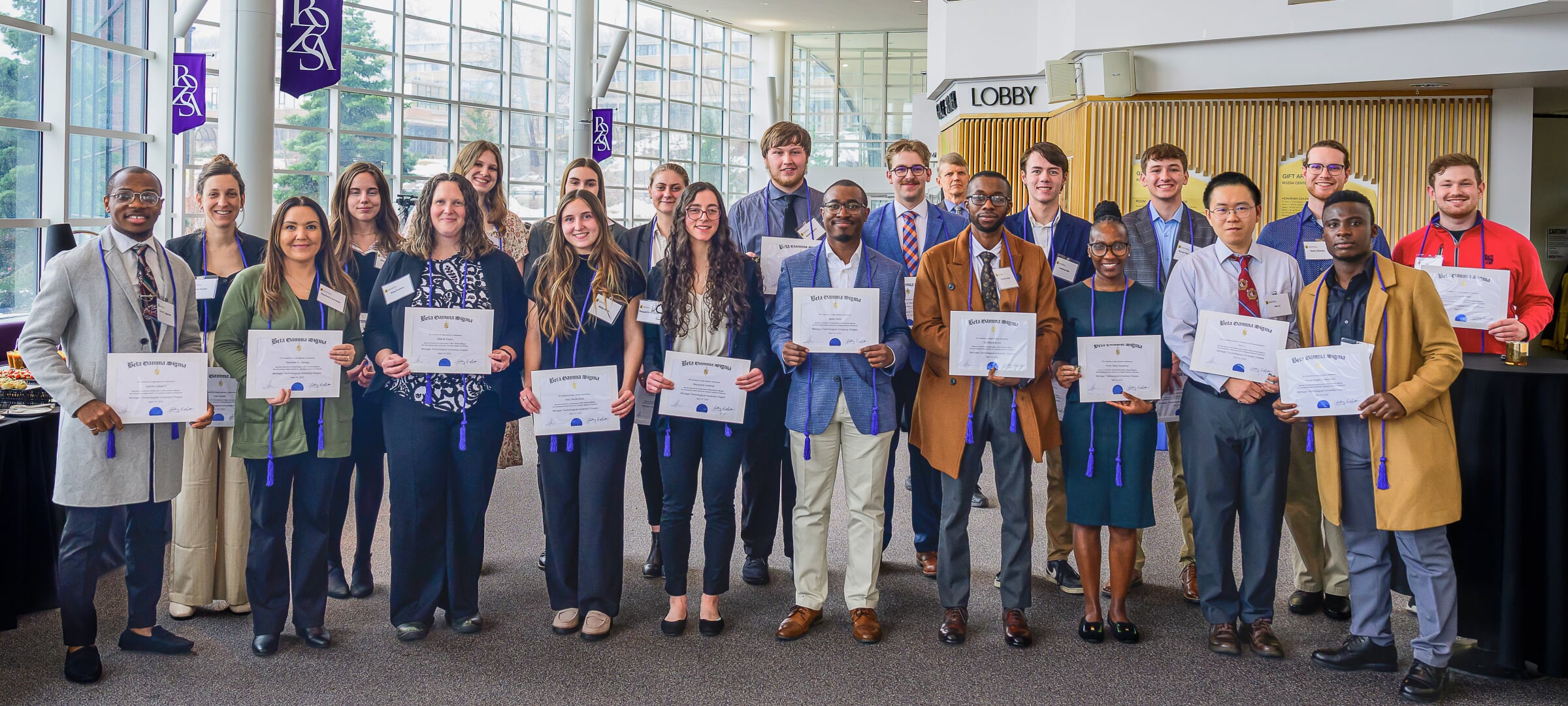 2025 College of Business Beta Gamma Sigma inductees