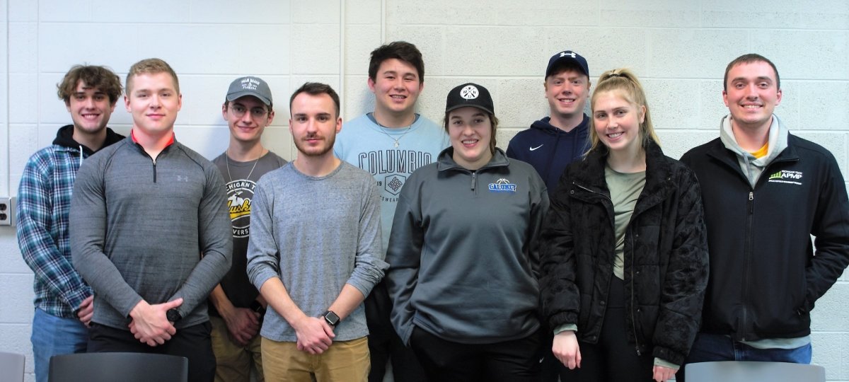 Group photo of students in the Finance Club