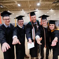 Undergrads graduating