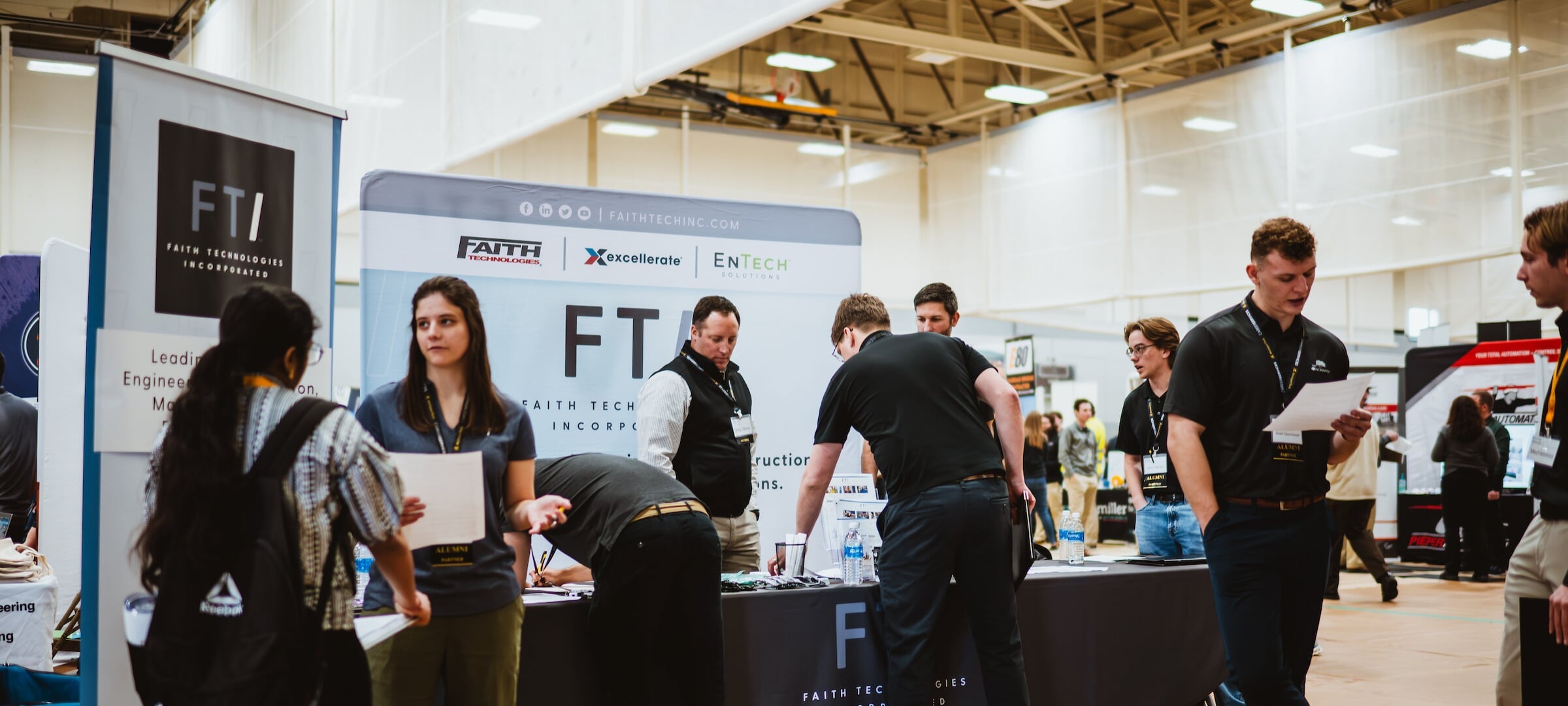 FTI recruiters at spring 2026 Career Fair