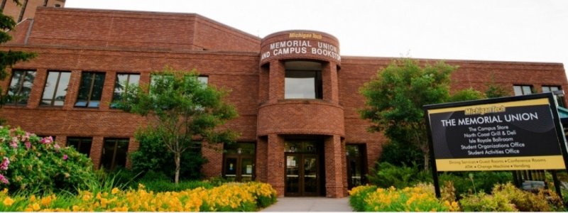outside view of the memorial union building