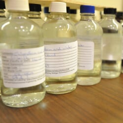 Bottles of water