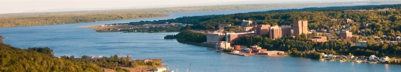 Aerail view of Michigan Tech's campus.