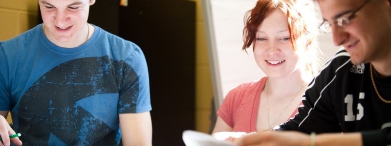 Students smiling 