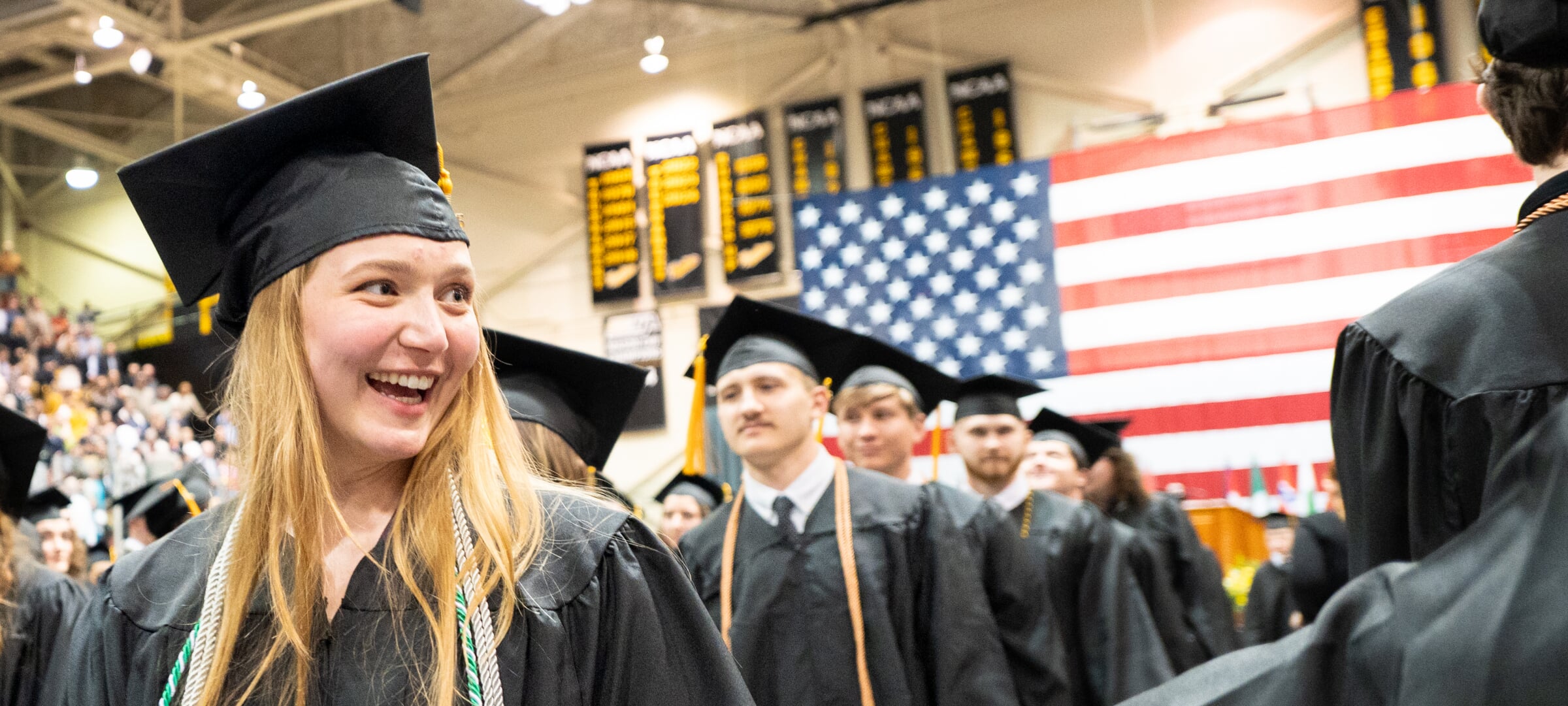 Undergraduates at Commencement Ceremony.