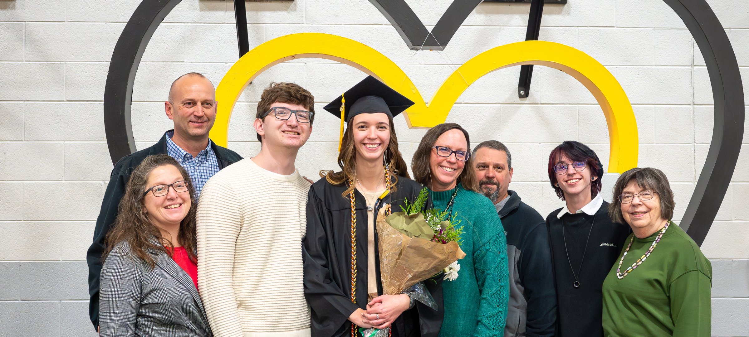 Guests of a graduate at the 2022 commencement