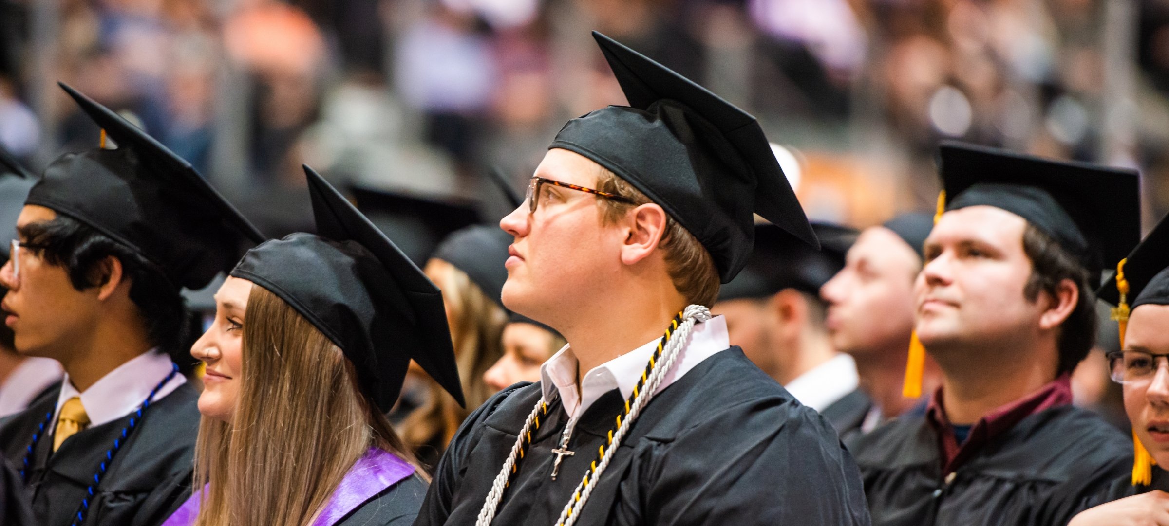 Undergraduates at Commencement Ceremony.