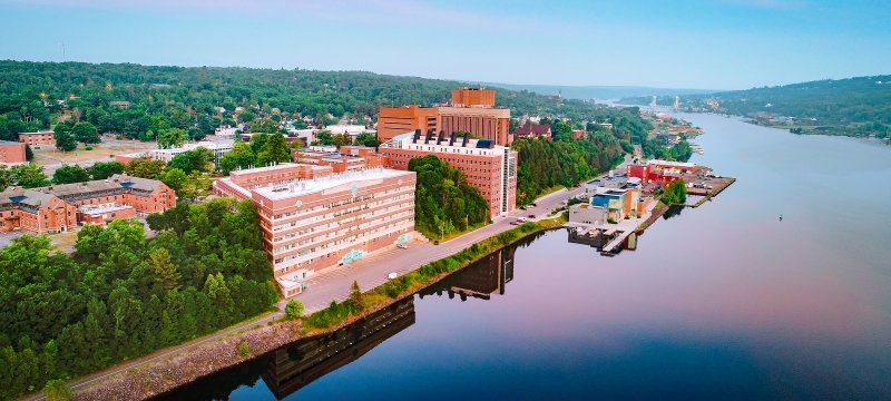 The Michigan Tech waterfront campus