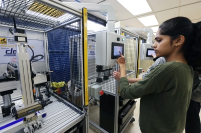 Mechatronics student