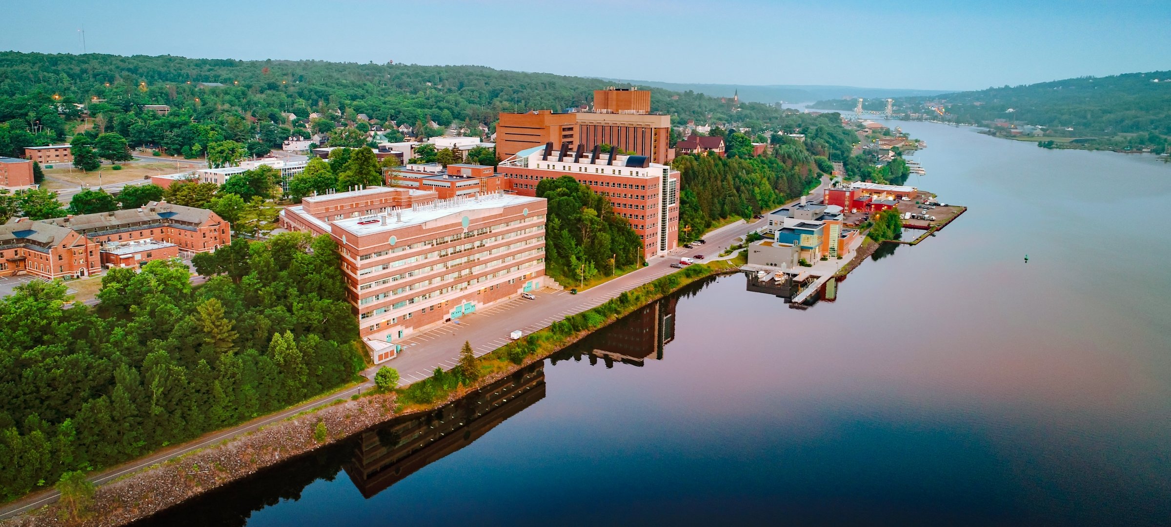 The Michigan Tech waterfront campus