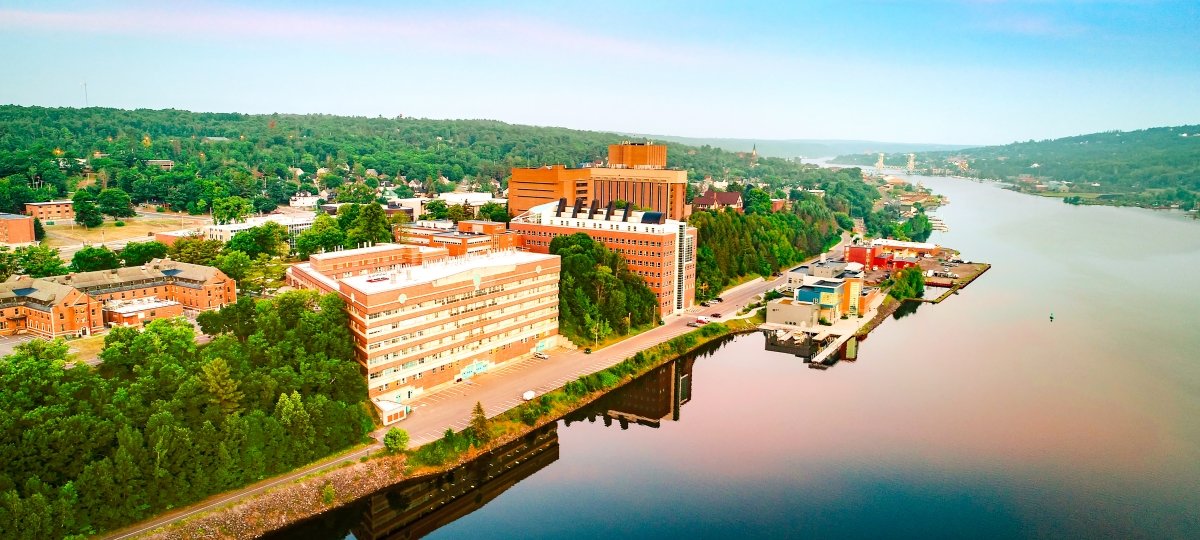 The Michigan Tech waterfront campus