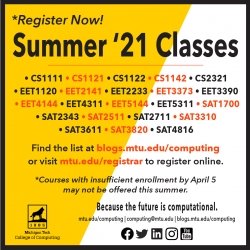 Summer '21 Classes