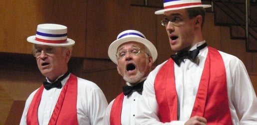 Barbershop singers