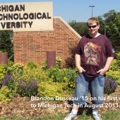 First visit to MTU - Brandon Dusseau