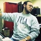 In Fisher Hall with a Sun Sparcstation - Brian VanVoorst '90 '93