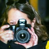 Linda Ott taking photo in Prague - Kyle Rokos